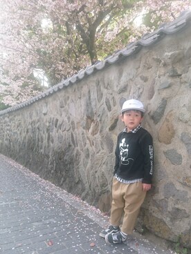 「オールドスクール」｜「アイテム（福袋/福箱）」を使った、KODAIさん（キッズ・110cm）の春コーディネート