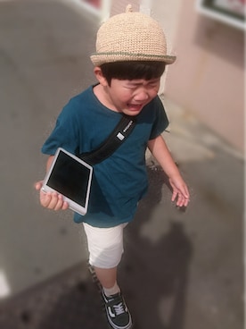 「なきべそ」｜KODAIさん（キッズ・110cm）の夏コーディネート