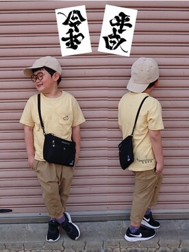 「こどもの日」｜「アイテム（キャップ）」を使った、KODAIさん（キッズ・125cm）の春コーディネート