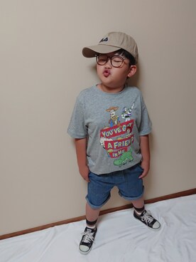 「トイストーリー」｜「アイテム（その他）」を使った、KODAIさん（キッズ・125cm）の夏コーディネート