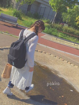 「スプリングSENSEOFPLACE」｜「アイテム（ワンピース/ドレス）」を使った、pakiraさん（レディース・164cm）の秋コーディネート