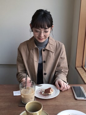 「OLIVE des OLIVE（オリーブデオリーブ）のアイテム（オールインワン・サロペット）」を使った、pakiraさん（レディース・165cm）の秋コーディネート