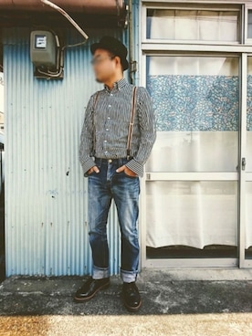 カホンさん（メンズ・169cm）の秋コーディネート