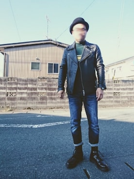 カホンさん（メンズ・169cm）の冬コーディネート