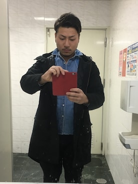 「Levi's（リーバイス）のアイテム（ダウンジャケット/コート）」を使った、Marlboroさん（メンズ・175cm）の冬コーディネート