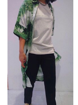 「OSKLEN（オスクレン）のアイテム」を使った、rifadeshop1さん（レディース・154cm）の夏コーディネート