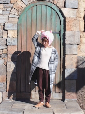 kahoさん（レディース・156cm）の冬コーディネート