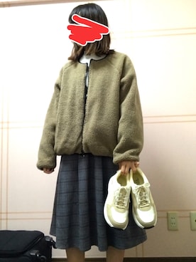 「ハニーズ」｜「アイテム（ブルゾン）」を使った、ひろたんさん（レディース・157cm）の秋コーディネート