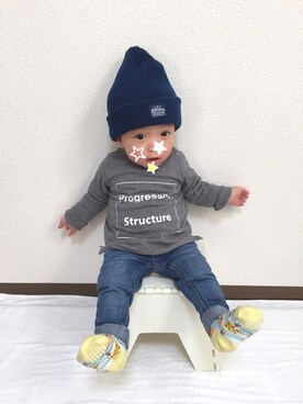 あ-おさん（キッズ・80cm）の冬コーディネート