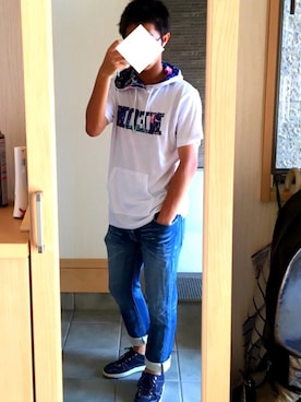 「Lee Cooper（リークーパー）のアイテム」を使った、Ryuto【プチプラ】さん（メンズ・170cm）の夏コーディネート