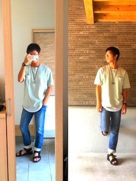 「Lee Cooper（リークーパー）のアイテム」を使った、Ryuto【プチプラ】さん（メンズ・170cm）の夏コーディネート