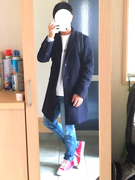 「Lee Cooper（リークーパー）のアイテム」を使った、Ryuto【プチプラ】さん（メンズ・171cm）の冬コーディネート