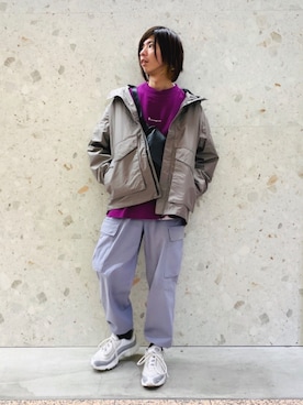 「アイテム（ブルゾン）」を使った、MIKIさん（メンズ・167cm・30代）の春コーディネート