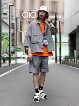 「tk.TAKEO KIKUCHI」｜MIKIさん（メンズ・167cm・30代）の夏コーディネート