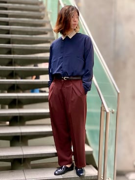 「tk.TAKEO KIKUCHI」｜MIKIさん（メンズ・167cm・30代）の秋コーディネート