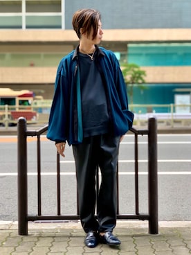「tk.TAKEO KIKUCHI」｜MIKIさん（メンズ・167cm・30代）の秋コーディネート