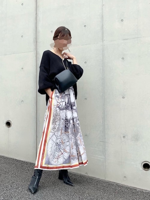 Ameri（アメリ）の「UNDRESSED CRUISE SCARF PLEATS PANTS