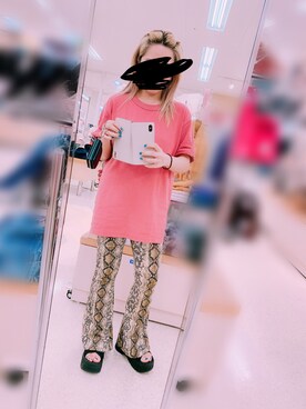 「jouetie（ジュエティ）のイージーフィットフレアパンツ（その他パンツ）」を使った、onoderaさん（レディース・152cm）の夏コーディネート