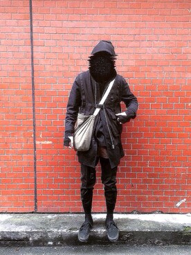 羅傑元さん（メンズ・173cm）の冬コーディネート