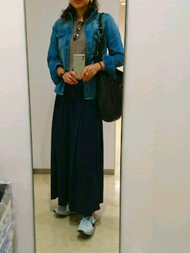 「EDITION（エディション）のアイテム（アクセサリー）」を使った、おけいさん（レディース・173cm）の春コーディネート