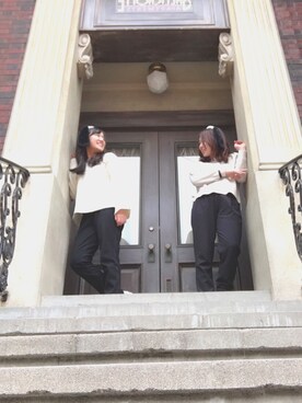 「Daniel Wellington（ダニエルウェリントン）の販売終了クラシックペティット アッシュフィールド32mm（アナログ腕時計）」を使った、ひなさん（レディース・160cm）の冬コーディネート