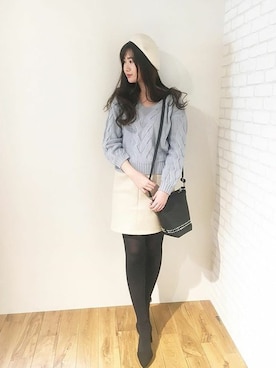 神戸レタスさん（レディース・172cm）の冬コーディネート