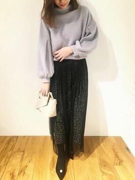 神戸レタスさん（レディース・158cm）の冬コーディネート