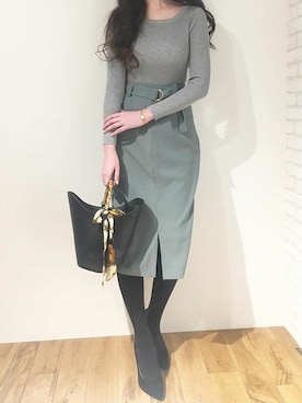 神戸レタスさん(レディース・172cm)の冬コーディネート