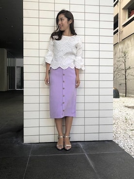 神戸レタスさん(レディース・158cm)の春コーディネート