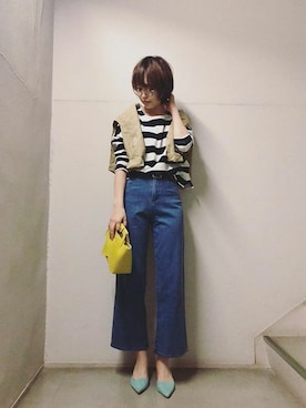神戸レタスさん（レディース・169cm）の春コーディネート