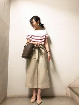 神戸レタスさん（レディース・161cm）の春コーディネート