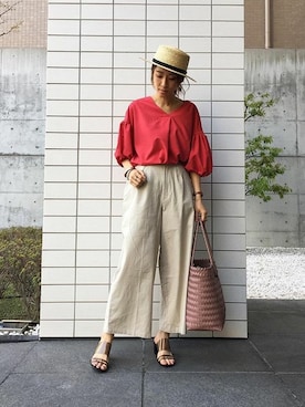 神戸レタスさん（レディース・157cm）の春コーディネート