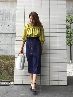 神戸レタスさん(レディース・157cm)の春コーディネート