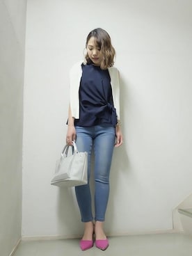 神戸レタスさん（レディース・161cm）の春コーディネート