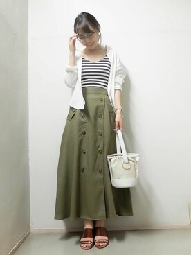 神戸レタスさん（レディース・161cm）の春コーディネート