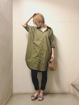 「ラベンダー」｜神戸レタスさん（レディース・153cm）の春コーディネート