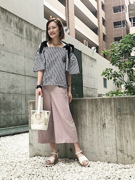 神戸レタスさん（レディース・162cm）の春コーディネート