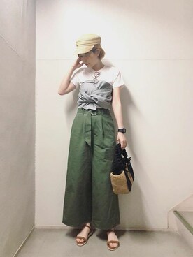 神戸レタスさん（レディース・169cm）の春コーディネート