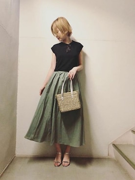 神戸レタスさん（レディース・169cm）の春コーディネート