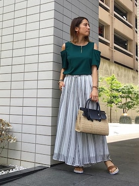 神戸レタスさん(レディース・157cm)の春コーディネート