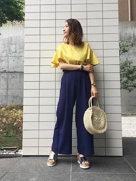 神戸レタスさん（レディース・157cm）の春コーディネート