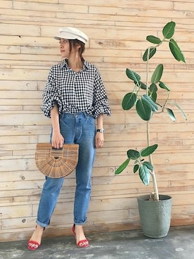 神戸レタスさん（レディース・157cm）の春コーディネート