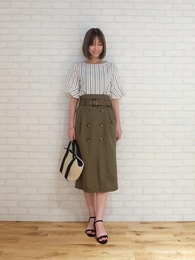 神戸レタスさん（レディース・158cm）の夏コーディネート