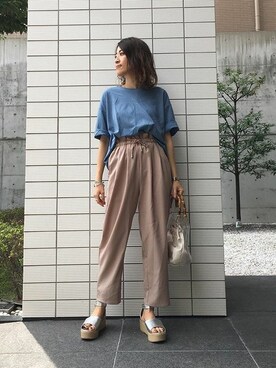 神戸レタスさん(レディース・158cm)の夏コーディネート