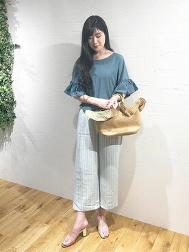 神戸レタスさん（レディース・158cm）の夏コーディネート