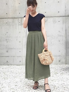 神戸レタスさん（レディース・158cm）の夏コーディネート