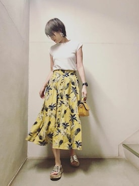 神戸レタスさん（レディース・158cm）の夏コーディネート