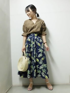 神戸レタスさん（レディース・158cm）の夏コーディネート