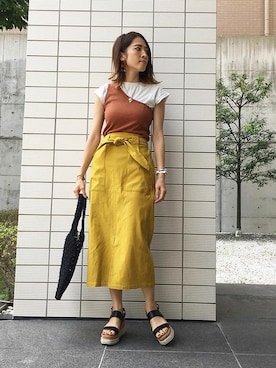 神戸レタスさん（レディース・158cm）の夏コーディネート