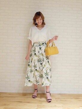 神戸レタスさん（レディース・158cm）の夏コーディネート